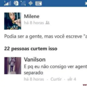 Conquistando a menina com um comentário