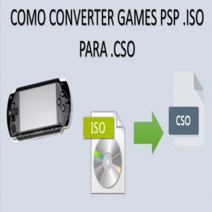 Como converter games de psp .iso para .cso