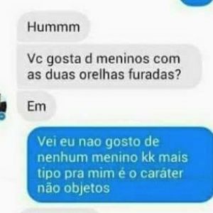 Foi puxar assunto com ela e a resposta foi surpreendente