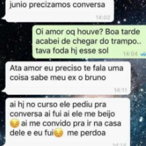 Ela traiu o atual com o ex e a reação não foi a esperada