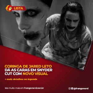 Coringa de Jared Leto dá as caras em Snyder Cut com novo visual