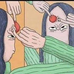 Quando a espinha resolve se destacar