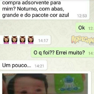 Nunca peça para seu namorado comprar absorvente para você