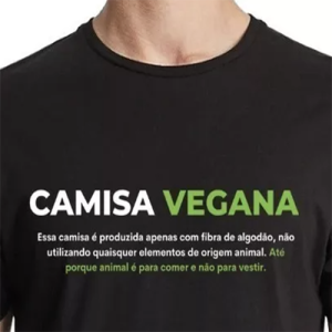 Camiseta vegana