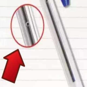Você sabe para que serve o furinho na lateral da caneta Bic? Quando descobrir ficará surpreso!