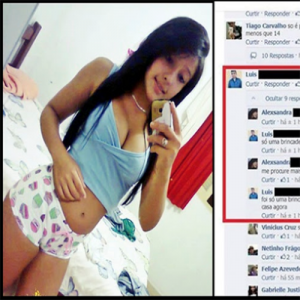 Foi comentar na foto da novinha e se deu mal
