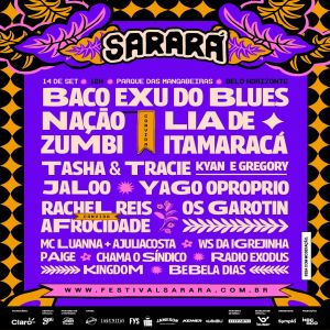 Dez dias para o Sarará conheça as novas atrações do festival