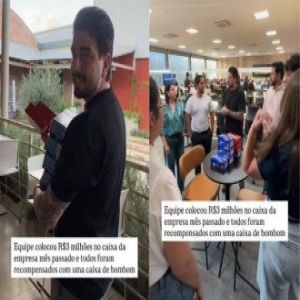 Chefe presenteia funcionários com caixa de bombom com iPhone e viraliza