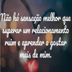 Não há sensação melhor que superar