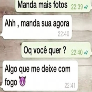 Quando a conversa do WhatsApp começa a pegar fogo