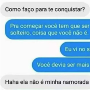 Nunca tente flertar com uma garota se você for casado