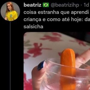 Coisa que aprendi a comer que é estranho