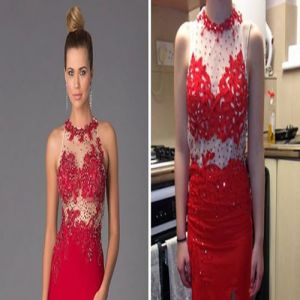 Quando se compra um vestido na internet: Expectativa e realidade