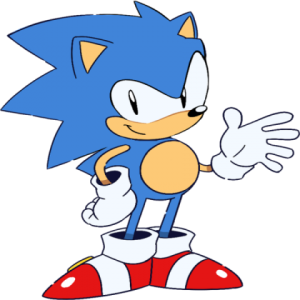 Alguns visuais que o Sonic já teve