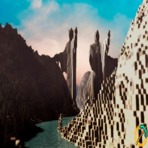 Fãs recriam Terra-Média do Senhor dos Anéis em Minecraft