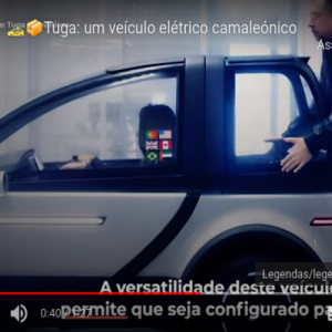 Conheça o carro elétrico produzido em Portugal