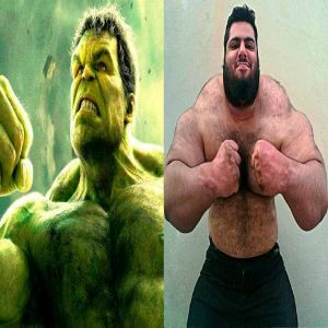 Conheça o Hulk da vida real que faz sucesso nas redes sociais