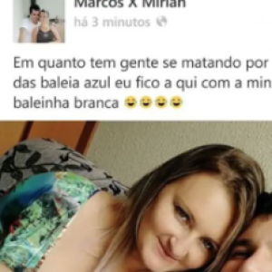 O amor supera até baleia azul