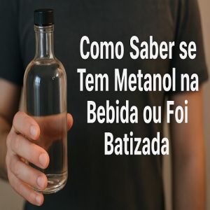 Como saber se tem metanol na bebida ou foi batizada