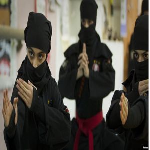 As incríveis Mulheres ninjas iranianas