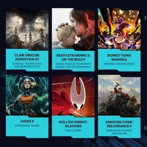 É GOTY! Confira a lista de indicados a melhores jogos de 2025 no The Game Awards