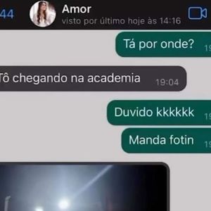 Tô chegando na academia