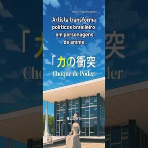 Artista transforma políticos brasileiros em personagens de anime