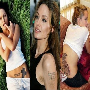Tatuagens de Angelina Jolie: Onde estão e seus significados