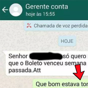 Como não pagar uma conta usando o whatsapp
