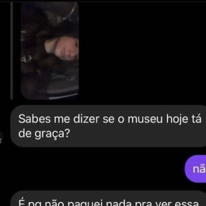 Aquela cantada do museu