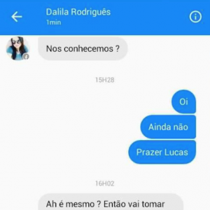 Assim que você escapa de um cara pedindo nude