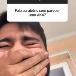 Fala parabéns sem parecer uma AK47