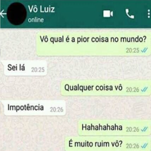 A experiência sabe qual a pior coisa do mundo