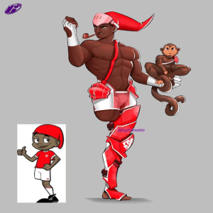 Ilustrador transforma mascotes de times em lutadores de games