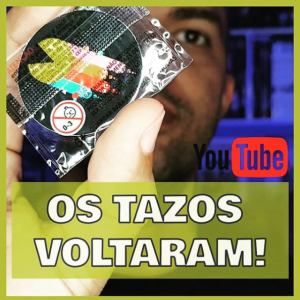 Finalmente! Os Tazos voltaram. Coleção Pacman