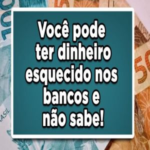 Você pode ter DINHEIRO ESQUECIDO no banco!