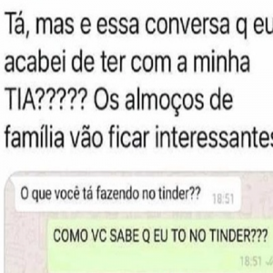 Quando o segredo da opção sexual dos membros da família é descoberto no Tinder