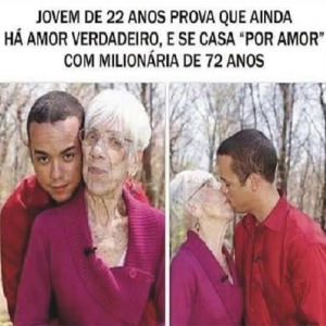 A prova real de que o amor verdadeiro não tem idade se houver um incentivo