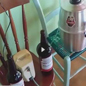 Tomando aquele chopp caseiro