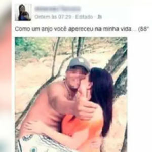 Esse casal postou uma foto bizarra no Facebook e virou piada