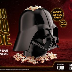“Eu sou o seu balde!”: Cinemark anuncia novo combo premium do Darth Vader