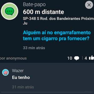 Enquanto isso no engarrafamento