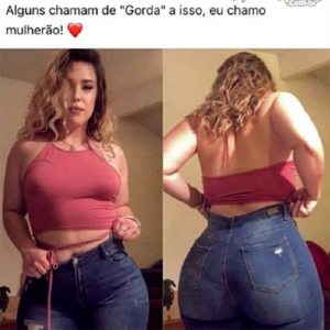 O usuário do Facebook que se revoltou por terem chamado um mulherão de gorda