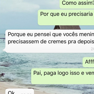 o drama de um pai tentando comprar absorvente pra filha