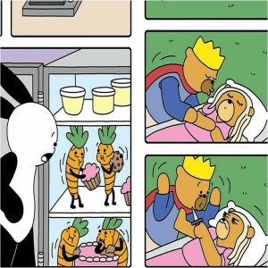 Artista cria uma história em quadrinhos fofos com finais não tão fofos 