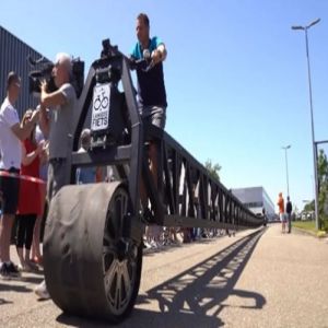 A maior bicicleta do mundo: Um gigante de 55 metros
