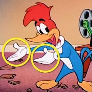 Esta é a verdadeira razão por que os personagens de desenhos animados usam luvas brancas