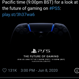 Sony anuncia nova data do evento do PlayStation 5