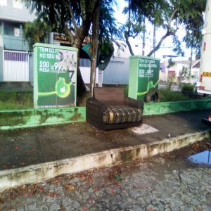 Poluição visual no logradouro