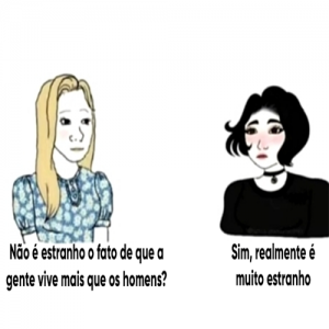 Imagens que comprovam por que as mulheres vivem mais que os homens